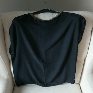 Classy Black Sleeveless Top
